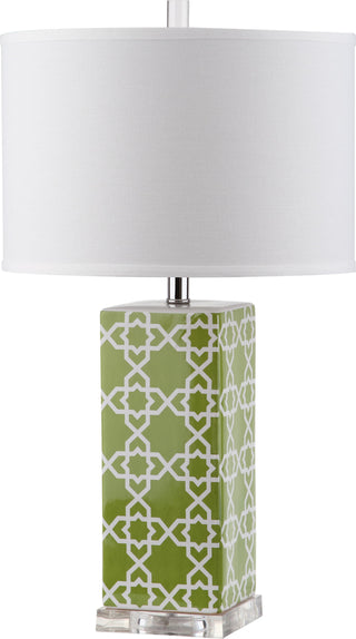 Safavieh Quatrefoil LIT4133F Green Lamp main image