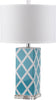 Safavieh Garden Lattice LIT4134B Light Blue Lamp main image