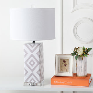 Safavieh Diamonds LIT4135C Grey Lamp Room Scene Off Feature
