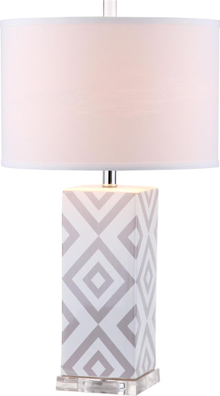 Safavieh Diamonds LIT4135C Grey Lamp Main On