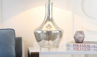 Safavieh Mercury LIT4141A Silver Lamp Room Scene On Feature