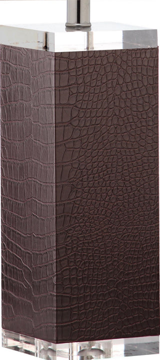 Safavieh Deco Leather LIT4143D Brown Lamp Main Off