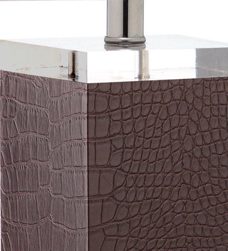 Safavieh Deco Leather LIT4143D Brown Lamp Main On
