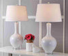 Safavieh Blanche LIT4148B White Lamp Room Scene On Feature