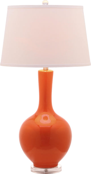 Safavieh Blanche LIT4148D Orange Lamp Main On