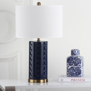 Safavieh Roxanne LIT4152A Navy Lamp Main Off