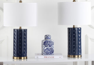 Safavieh Roxanne LIT4152A Navy Lamp Main Off