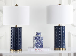 Safavieh Roxanne LIT4152A Navy Lamp Main Off