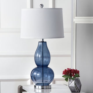 Safavieh Mercurio LIT4155C Blue Lamp Room Scene Off Feature