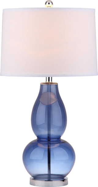 Safavieh Mercurio LIT4155C Blue Lamp Main On