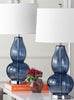 Safavieh Mercurio LIT4155C Blue Lamp Room Scene Off Feature