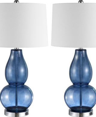 Safavieh Mercurio LIT4155C Blue Lamp Main Off