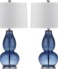 Safavieh Mercurio LIT4155C Blue Lamp Main On