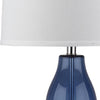Safavieh Mercurio LIT4155C Blue Lamp Main On