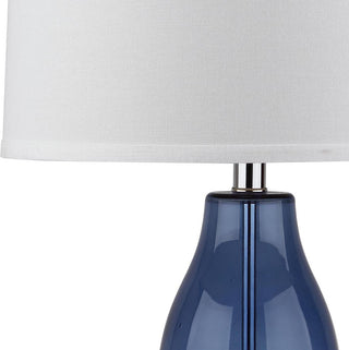 Safavieh Mercurio LIT4155C Blue Lamp Main On