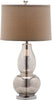 Safavieh Mercurio LIT4155D Silver Lamp Main On