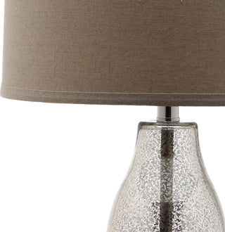 Safavieh Mercurio LIT4155D Silver Lamp Main On