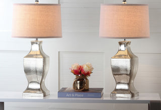 Safavieh Glass Bottom LIT4156D Bronze Lamp Room Scene On Feature