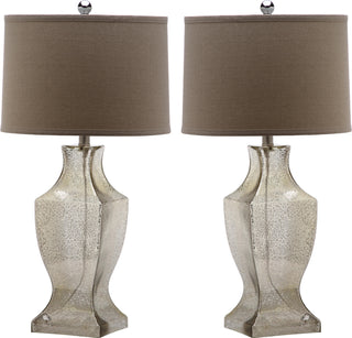 Safavieh Glass Bottom LIT4156D Bronze Lamp Main On