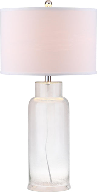Safavieh Bottle Glass LIT4157B Clear Lamp Main On
