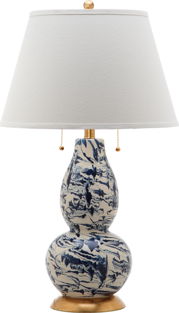 Safavieh Color Swirls LIT4159A Navy / White Lamp main image