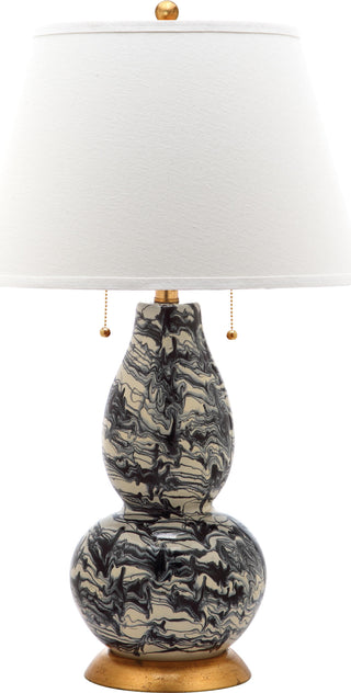 Safavieh Color Swirls LIT4159B Black / White Lamp main image