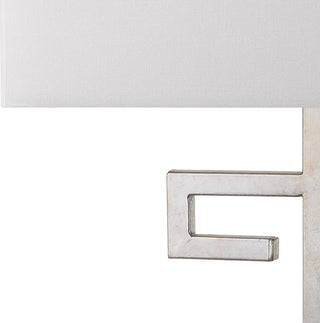 Safavieh Greek Key LIT4160B Chrome Lamp Main On
