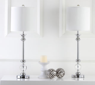 Safavieh Erica LIT4164A Crystal Lamp Room Scene Off Feature