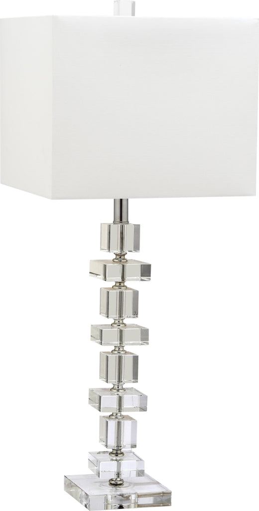 Safavieh Deco Crystal LIT4169A Clear / Chrome Lamp main image