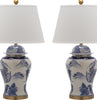 Safavieh Shanghai Ginger Jar LIT4173A Blue / White Lamp Main On