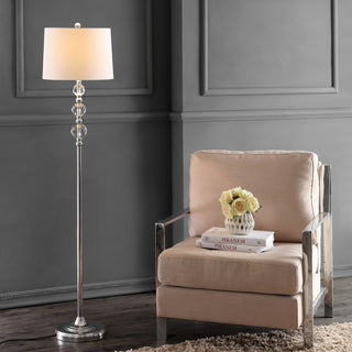 Safavieh Venezia LIT4175B Crystal Lamp Room Scene On Feature