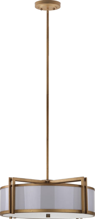 Safavieh Orb Drum LIT4185A Gold Lamp Main Off