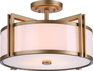 Safavieh Orb Drum LIT4186A Gold Lamp Main On