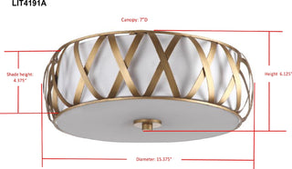 Safavieh Charing Cross LIT4191A Gold Lamp main image