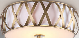 Safavieh Charing Cross LIT4191A Gold Lamp Room Scene On Feature