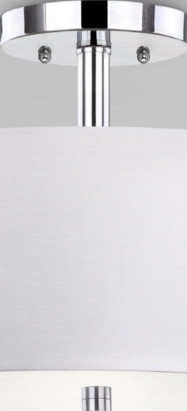 Safavieh Clara LIT4192A White / Chrome Lamp Room Scene Off Feature