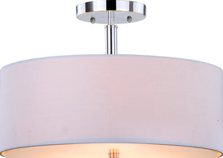 Safavieh Clara LIT4192A White / Chrome Lamp Main On