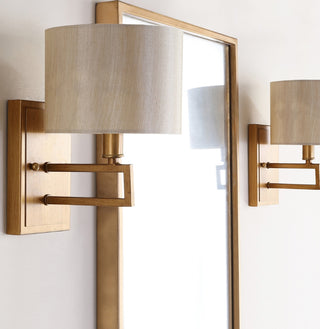 Safavieh Catena LIT4196A Antique Gold Lamp Room Scene Off Feature