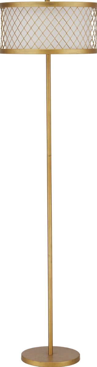 Safavieh Evie Mesh LIT4199A Gold Lamp Main Off