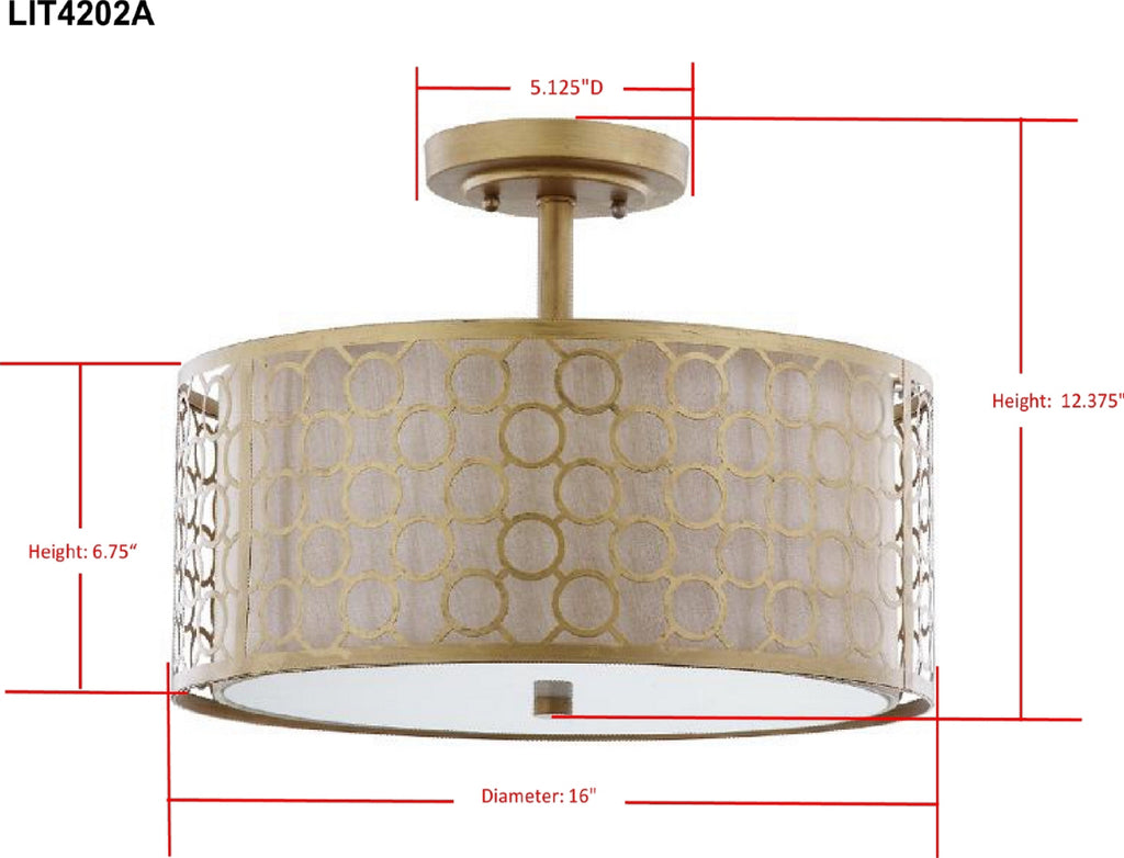 Safavieh Giotta LIT4202A Bronze Lamp main image