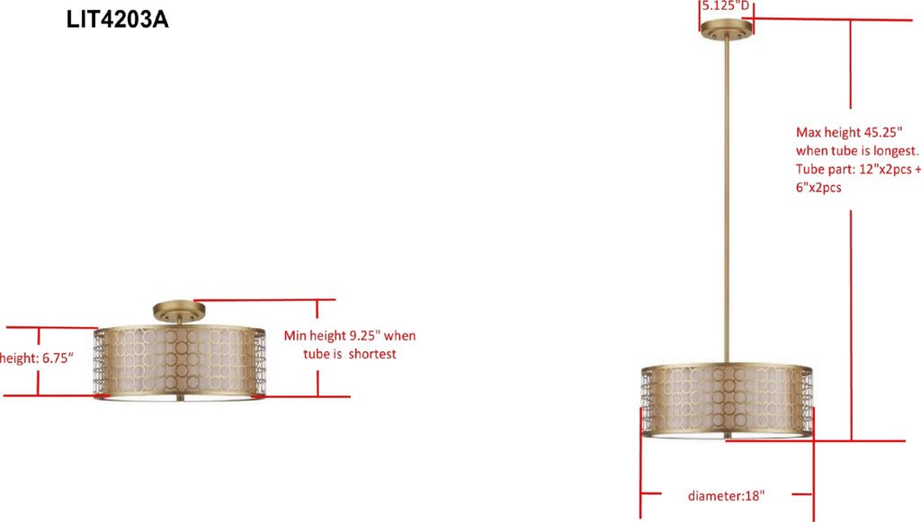 Safavieh Giotta LIT4203A Bronze Lamp main image