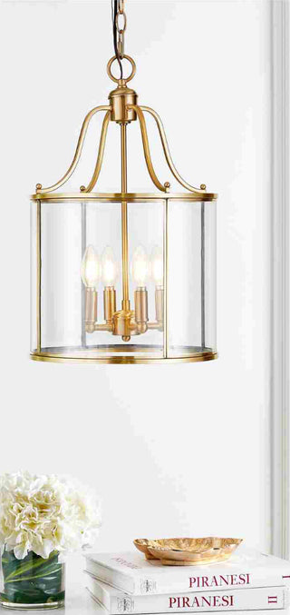 Safavieh Sutton Place LIT4220A Bronze Lamp Room Scene On Feature