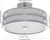 Safavieh Greta Veil LIT4230B Chrome Lamp main image