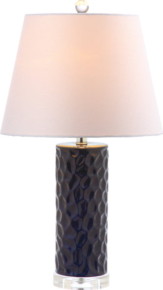 Safavieh Dixon LIT4249C Navy Lamp Main On