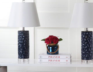 Safavieh Dixon LIT4249C Navy Lamp Main Off