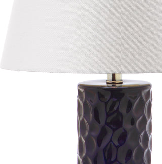 Safavieh Dixon LIT4249C Navy Lamp Main On
