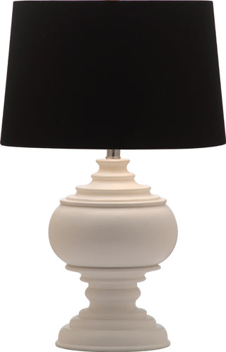 Safavieh Callaway LIT4257A Creme / Black Lamp Main On