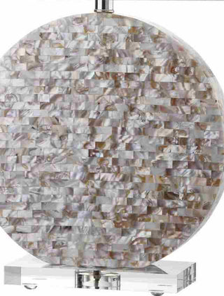 Safavieh Lindsey Shell LIT4295A Pearl Taupe Lamp Main Off