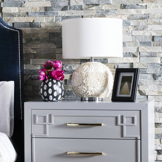 Safavieh Pauley LIT4297A White Lamp Room Scene On Feature