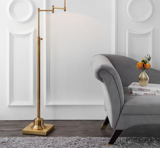 Safavieh Ingram LIT4301A Brass Lamp Room Scene On Feature